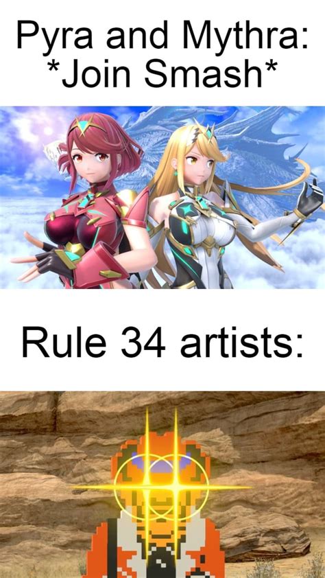 pyra/mythra rule 34|Futanari Pyra finishing in Mythra